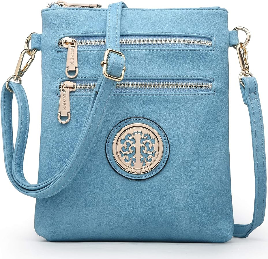 Dasein Women Small Crossbody Bag Lightweight Shoulder Purses Multi Zipper Pockets Phone Purse Han... | Amazon (US)