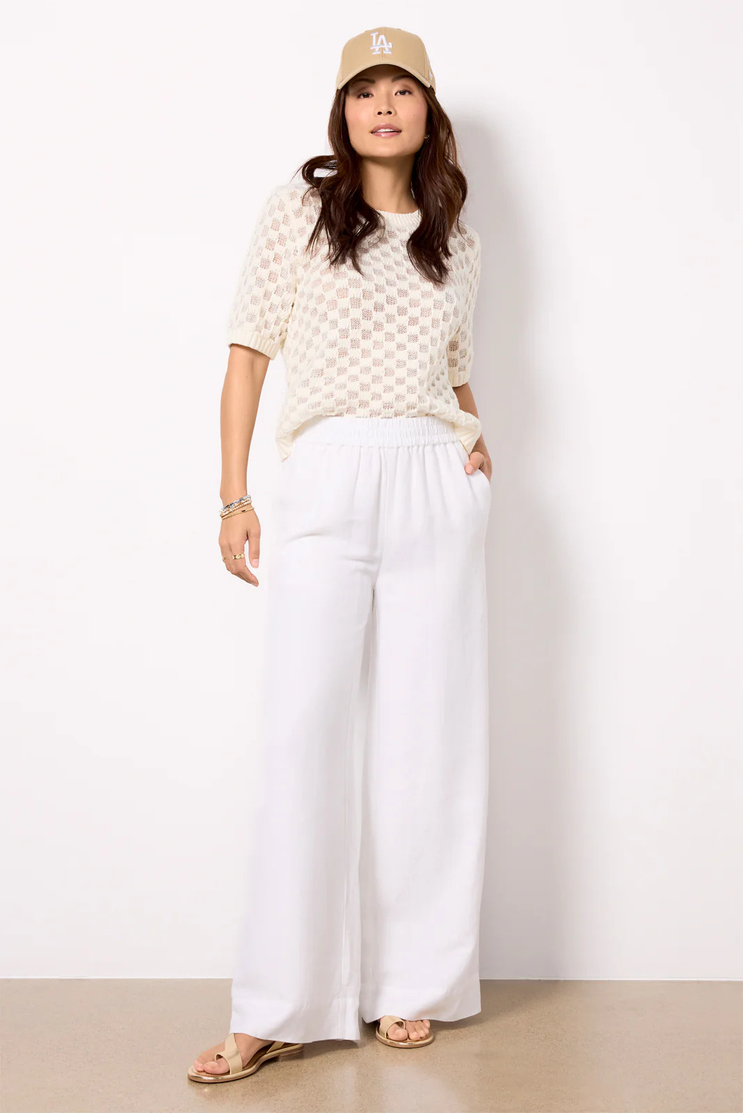 Sophia Linen Pant | Evereve