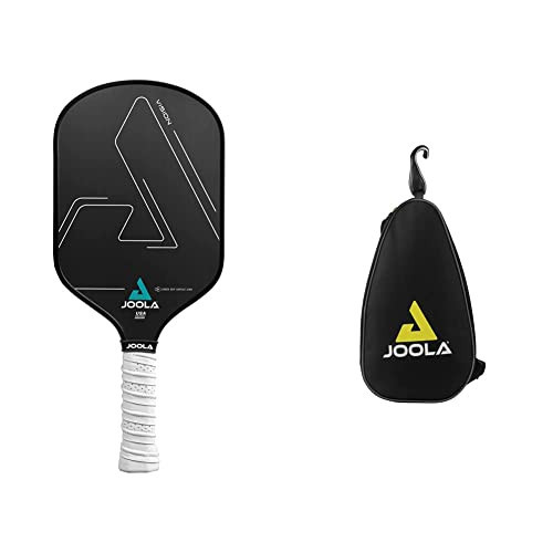 JOOLA Vision Pickleball Paddle with Textured Carbon Grip Surface Technology - Polypropylene Honeycomb Core Pickleball Racket 16mm & Vision Duo Pickleball Bag & Accessory Zipper Pocket | Amazon (US)