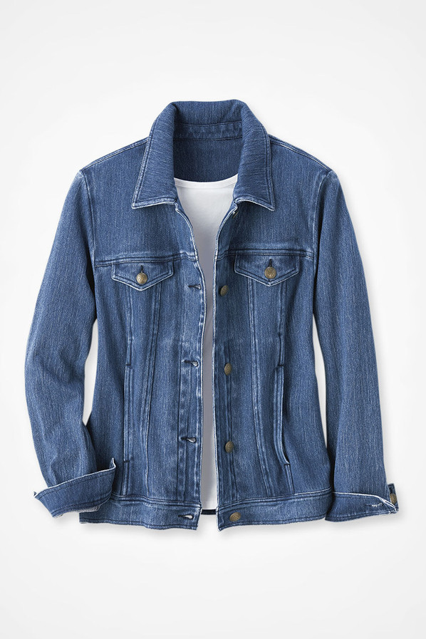 Knit Denim Jacket | Coldwater Creek
