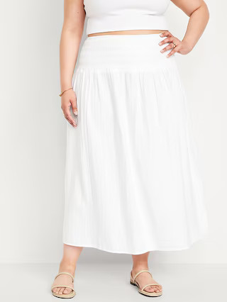 Crinkle Gauze Maxi Skirt | Old Navy (US)
