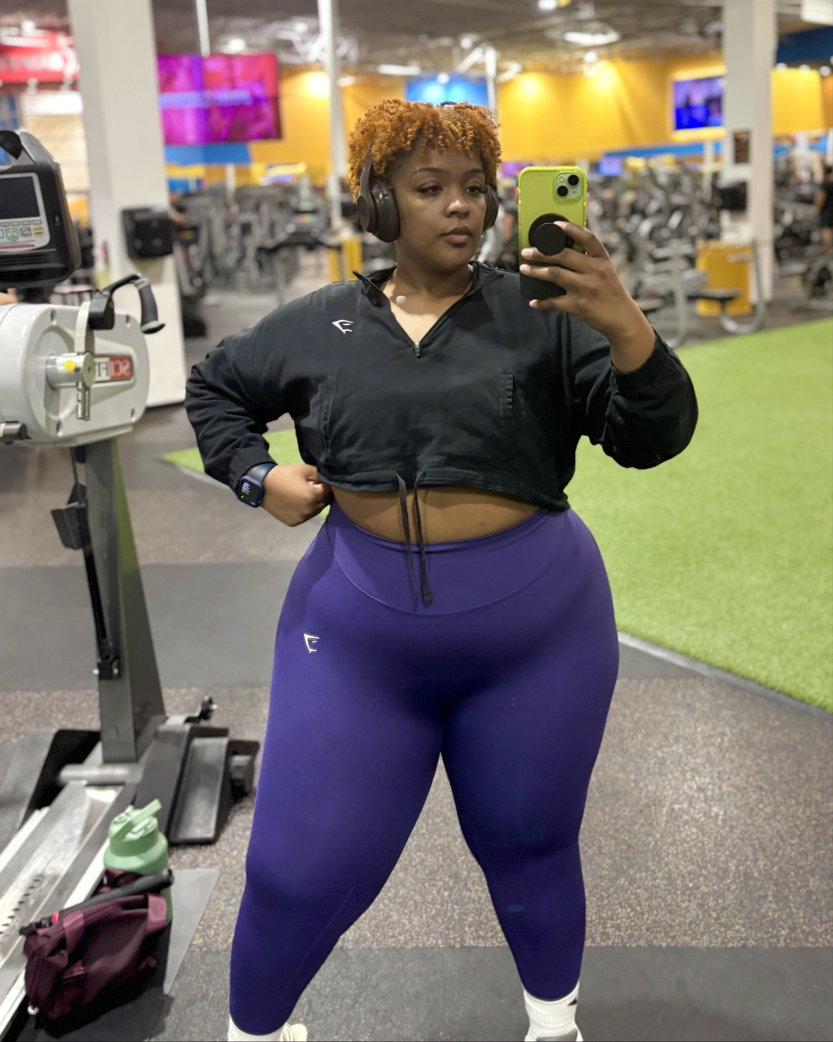 Gym fit from Gymshark 🦈

Jacket: Lifting Lightweight 1/4 Zip Pullover  
Size: XL

Bra: Sweat Seamless Sports Bra 2.0
Size: XL
Color: Galaxy Purple

Leggings: Sweat Seamless Leggings
Size: XL
Color: Galaxy Purple

***Items are currently marked down from original price‼️‼️

#LTKPlusSize #LTKFitness #LTKActive