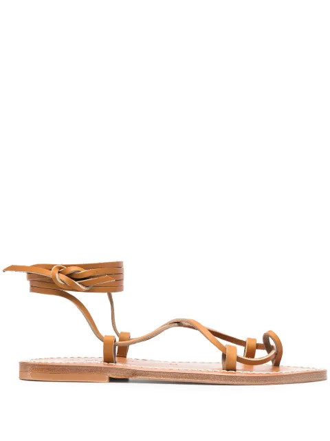 wrap ankle sandals | Farfetch (US)