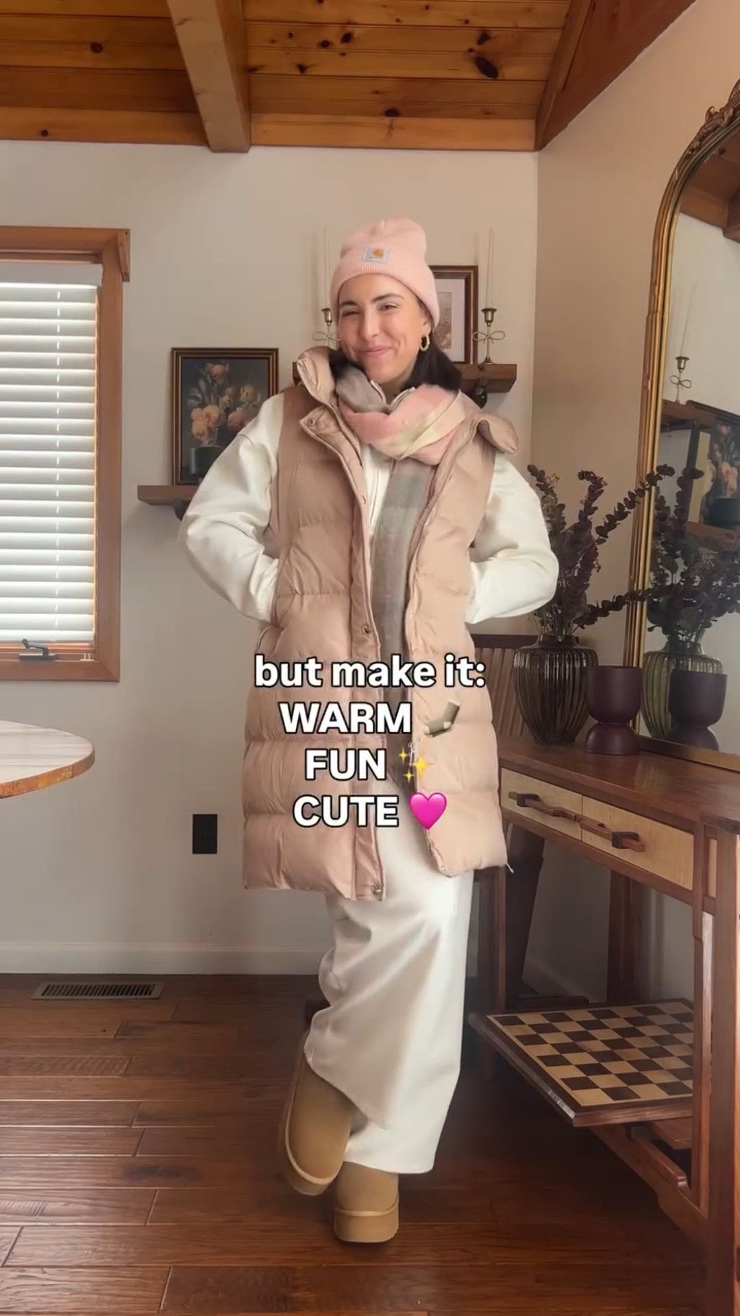 Guess you can have it all with this Amazon OOTD 🤩
This long puffer vest is one of my FAVS for Winter and with the pink details it’s just.. 👩🏻‍🍳🤌🏻💋💖

Say “WANT” if you want to twin + I’ll send alll the details to your DMs🫶🏻

#momswithstyle #outfitideas #winteroutfitideas #winterfashion #snowdayoutfit