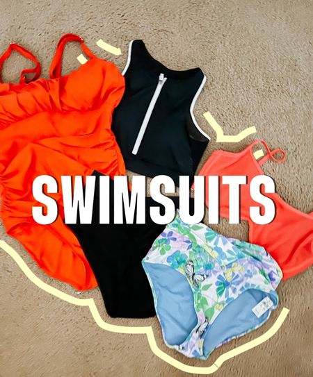 My fav swimsuits right now. Tall girl, large chest friendly! 