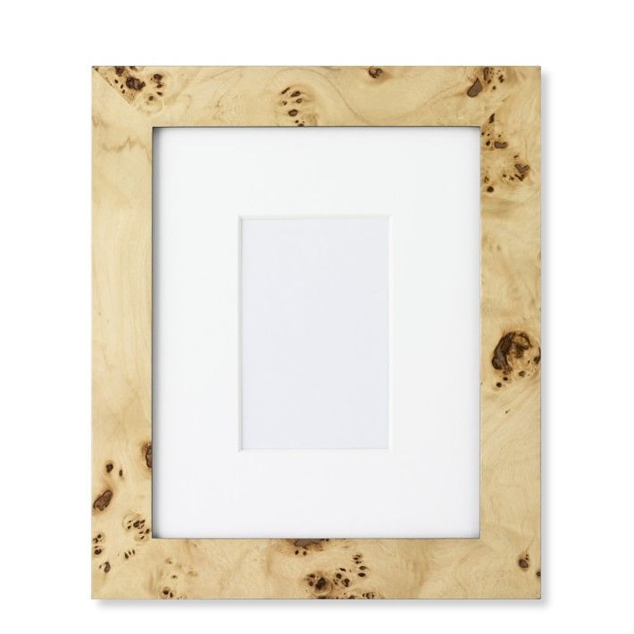 Exotic Burl Wood Gallery Picture Frame, 8" X 10" | Williams-Sonoma