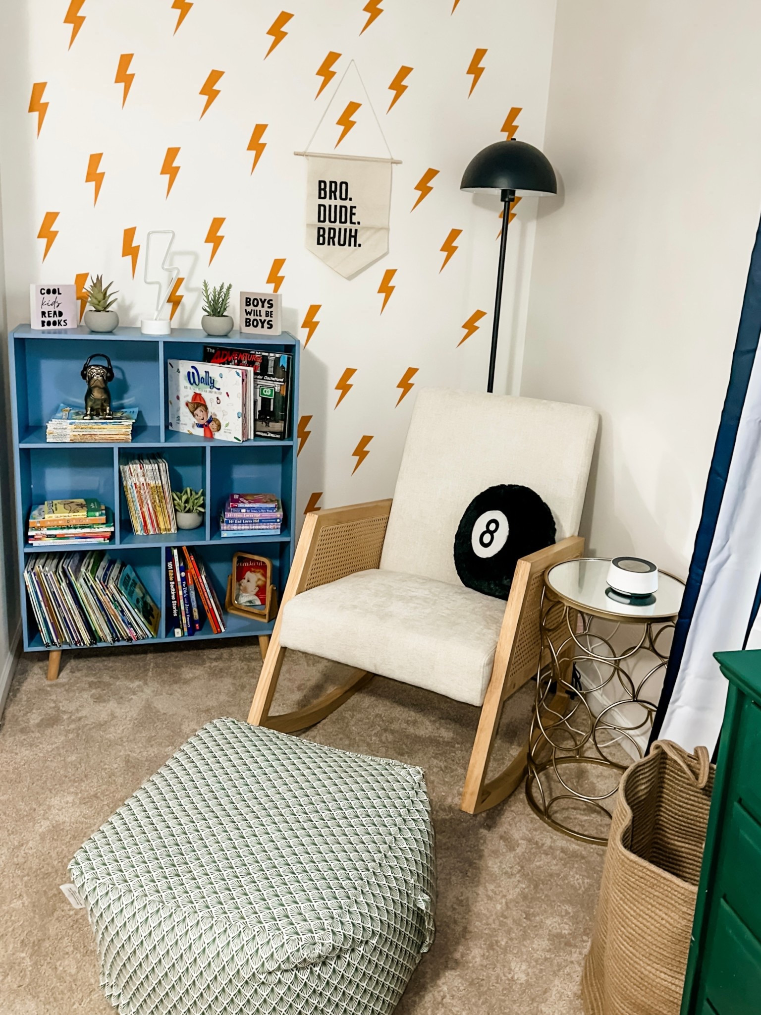 Special reading corner for my boys new bedroom! #bedroommakeover #bedroomdecor #amazonfinds 

#LTKHome #LTKFindsUnder100
