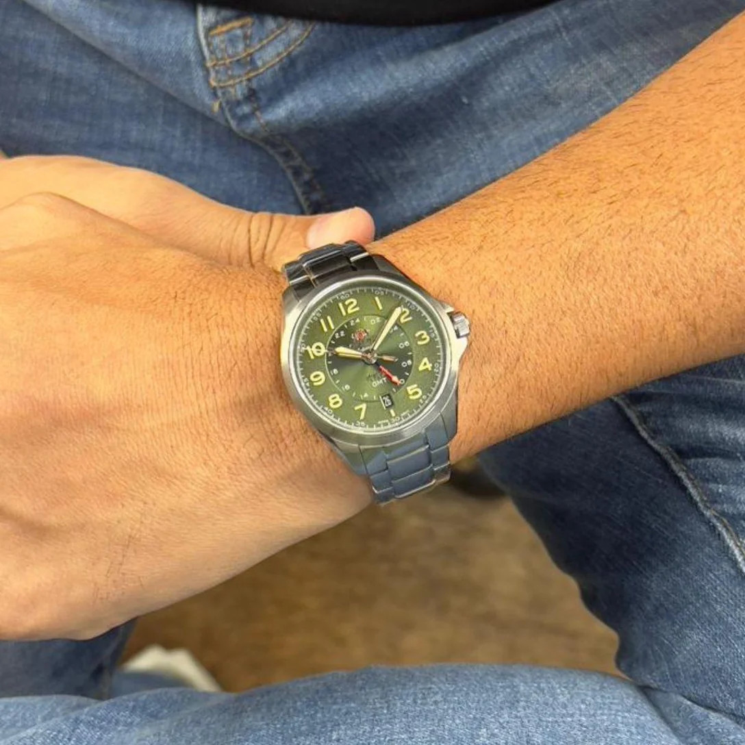 Relógio Masculino Orient Sport Land GMT Automático 3 Stars NH3SS017E2SX Pulseira Metal Prata - ... | Netshoes (BR)