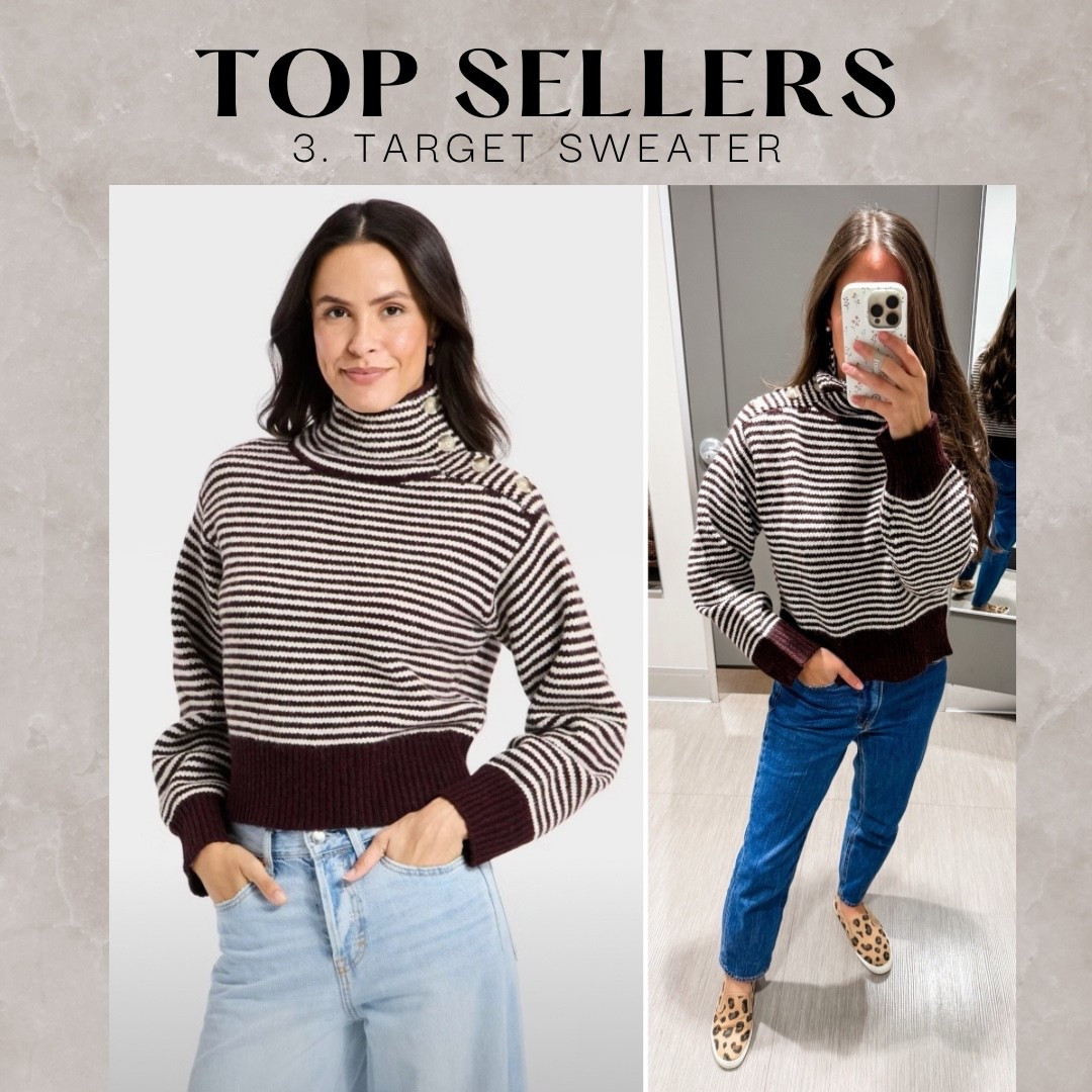 Weekly best sellers 
Target size XS sweater 

#LTKFindsUnder100 #LTKFindsUnder50 #LTKSaleAlert