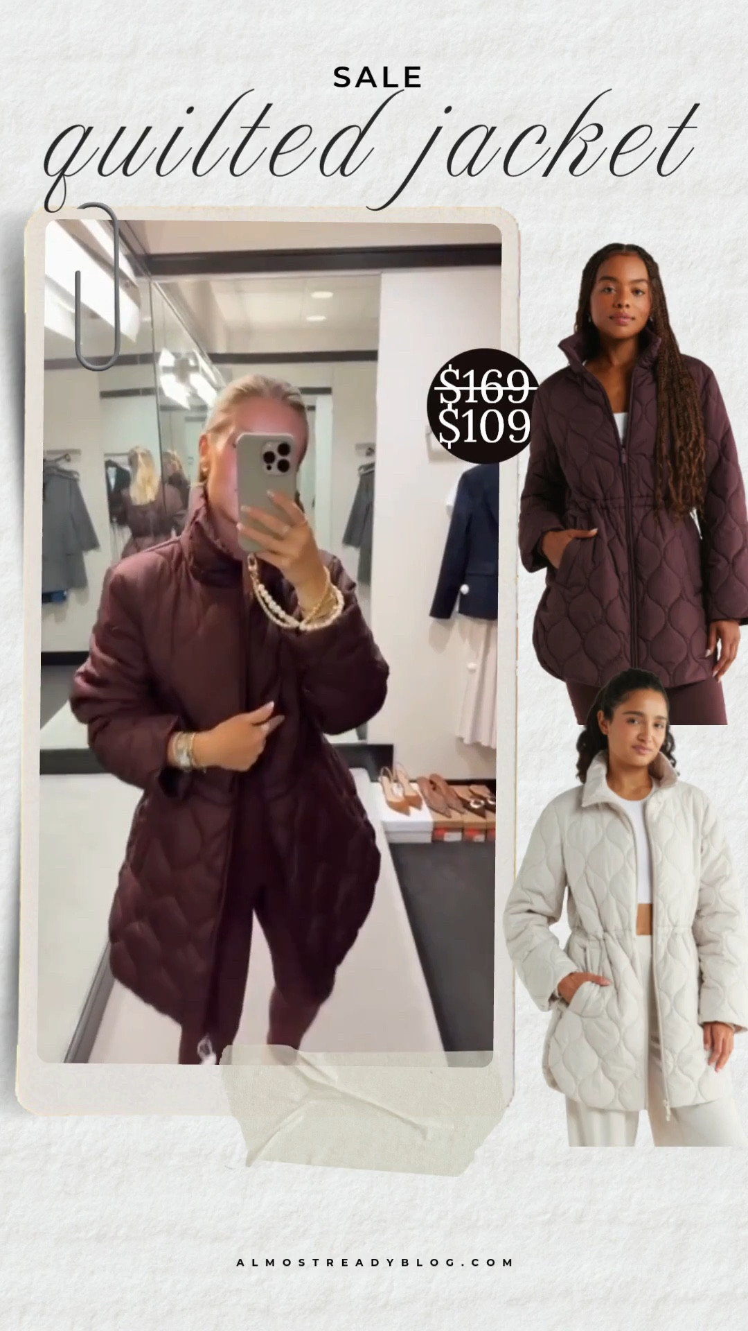 Zella jacket on sale, 35% off. 

quilted jacket, quilted coat, athleisure jacket, burgundy, brlted jacket, spring jacket, amanda west, almost ready blog

#LTKSaleAlert #LTKPetite