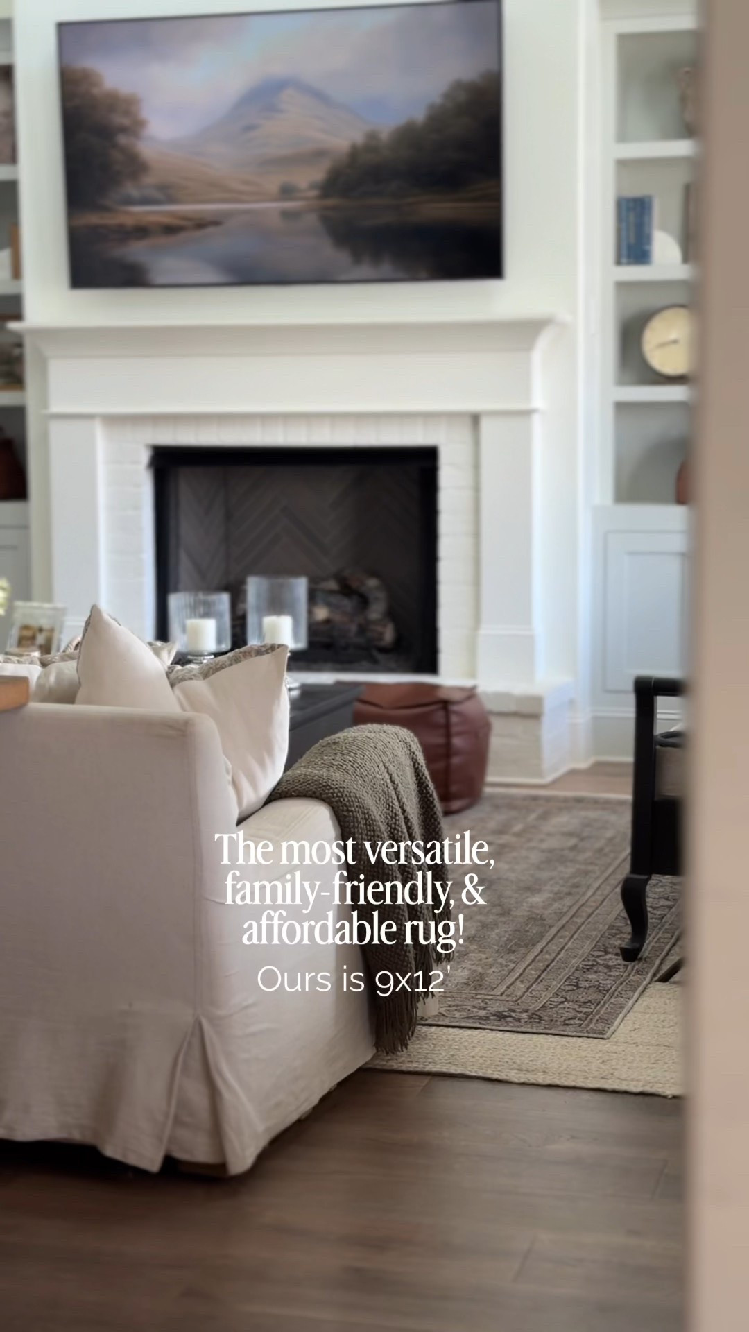 My favorite area rug is on sale for the President’s Day sale 🤍 The Loloi Layla in Olive and Charcoal  

We’ve had this rug for years and it’s one of the most versatile pieces in our home. The vintage-inspired pattern mixes multiple neutral tones, so it works beautifully year round and pairs easily with different color palettes.

It’s super low pile, which makes it great for high-traffic areas and easy to clean — spills don’t get trapped in the fibers, which has been a huge plus for us. It is on the thinner side, so I recommend using a rug pad or layering it over another rug like we did here.

Ours is the 9x12’. Linking all details below while it’s on sale.

#LTKSaleAlert #LTKHome