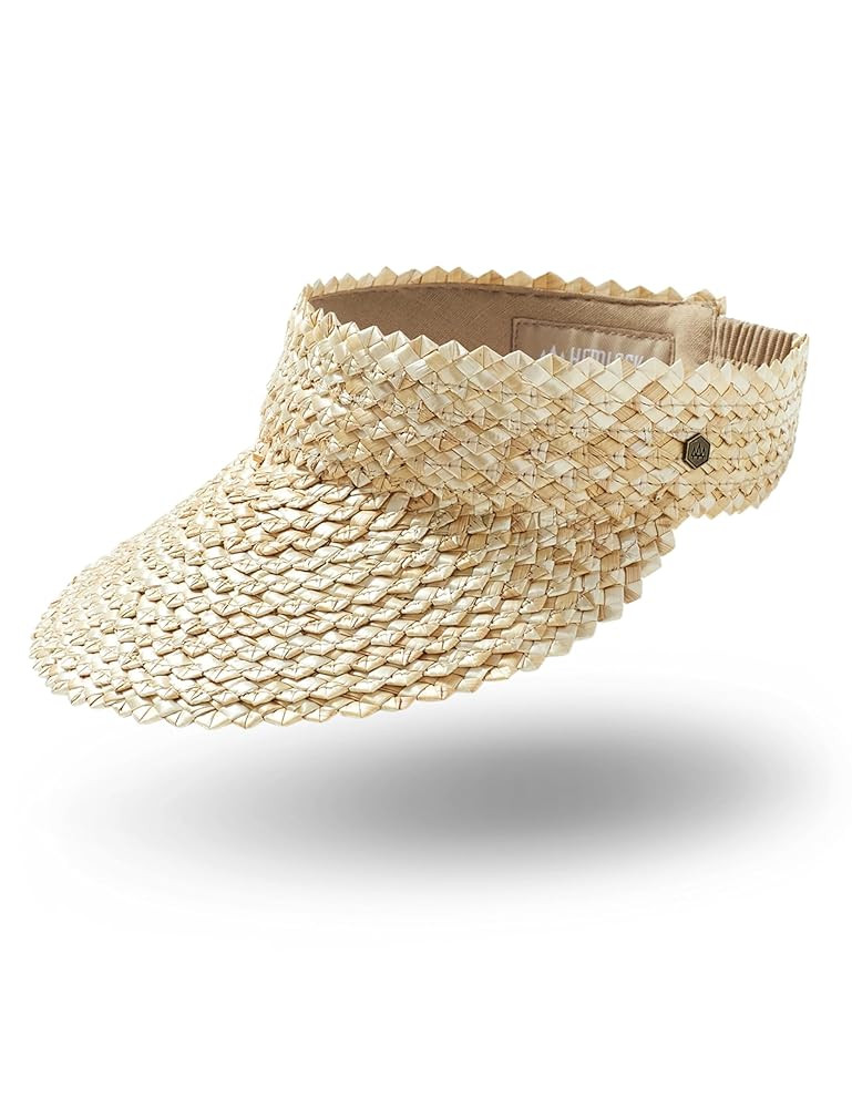 Hemlock Straw Visor for Women | Packable Beach Sun Visor | Sun Protection | One Size | Amazon (US)