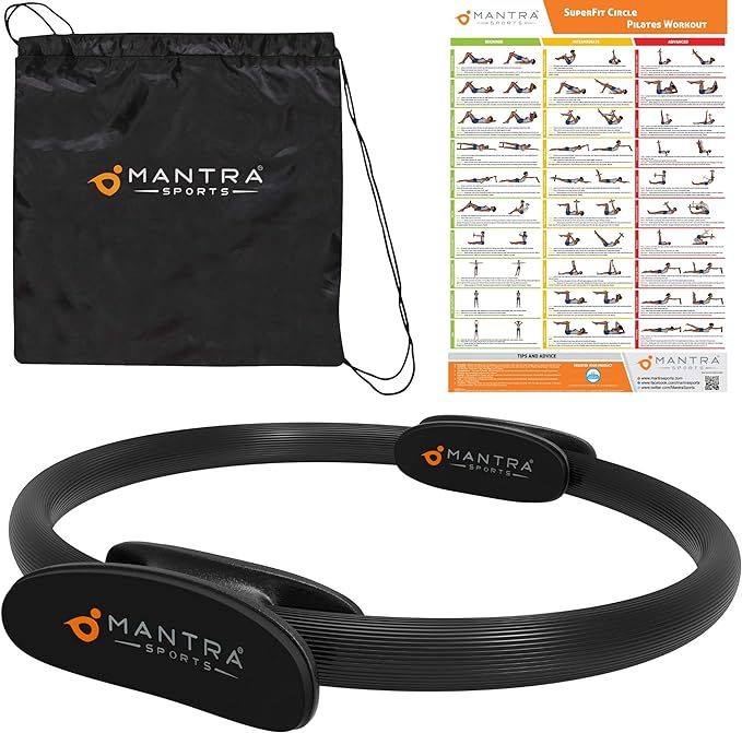 MANTRA SPORTS Pilates Ring Magic Fitness Circle - Exercise Resistance Equipment for Toning & Scul... | Amazon (US)