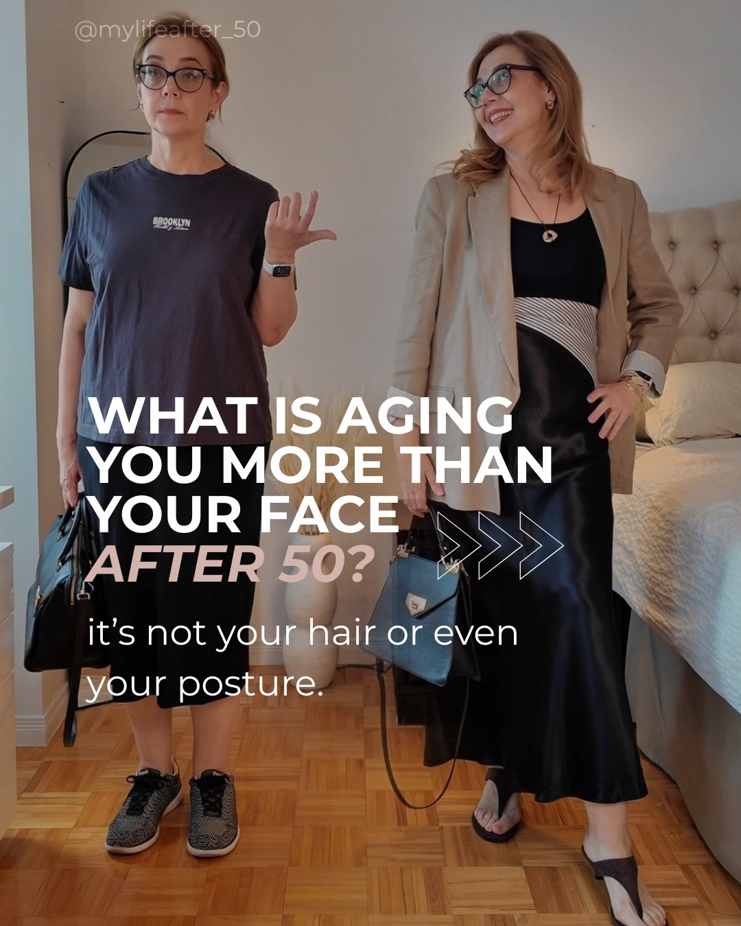 Don't buy a single new thing until you've tried this first 👇

Same decade-old outfits. Same blouse, same skirt, same dress. But the thing I changed first are the shoes. And suddenly everything looks current again.

The chunky heels, large sneakers and clunky sandals are quietly aging every look you own. Swap them for a clean flat or a simple flip-flop and watch a tired outfit come right back to life.

Agree or not? Comment below ⬇️
Swipe through to see the side-by-side and tell me which one you'd grab?

Here are my my current shoe picks 🤍

Save for inspiration and share with a friend. Follow for more easy tips on style, beauty and lifestyle for women over 50.

#LTKsummer #LTKshoes #LTKover50style