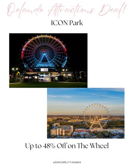 The wheel at ICON park is up to 48% off on Groupon! #iconpark #orlandofl #orlandoattractions #groupon 

#LTKfamily #LTKsalealert #LTKtravel