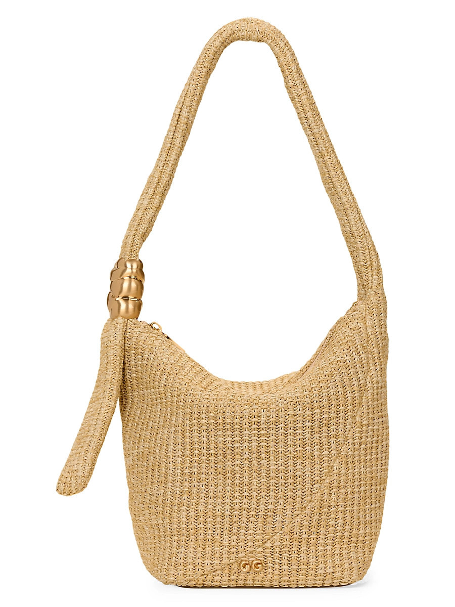 Women's Farah Woven Shoulder Bag - Natural | Saks Fifth Avenue