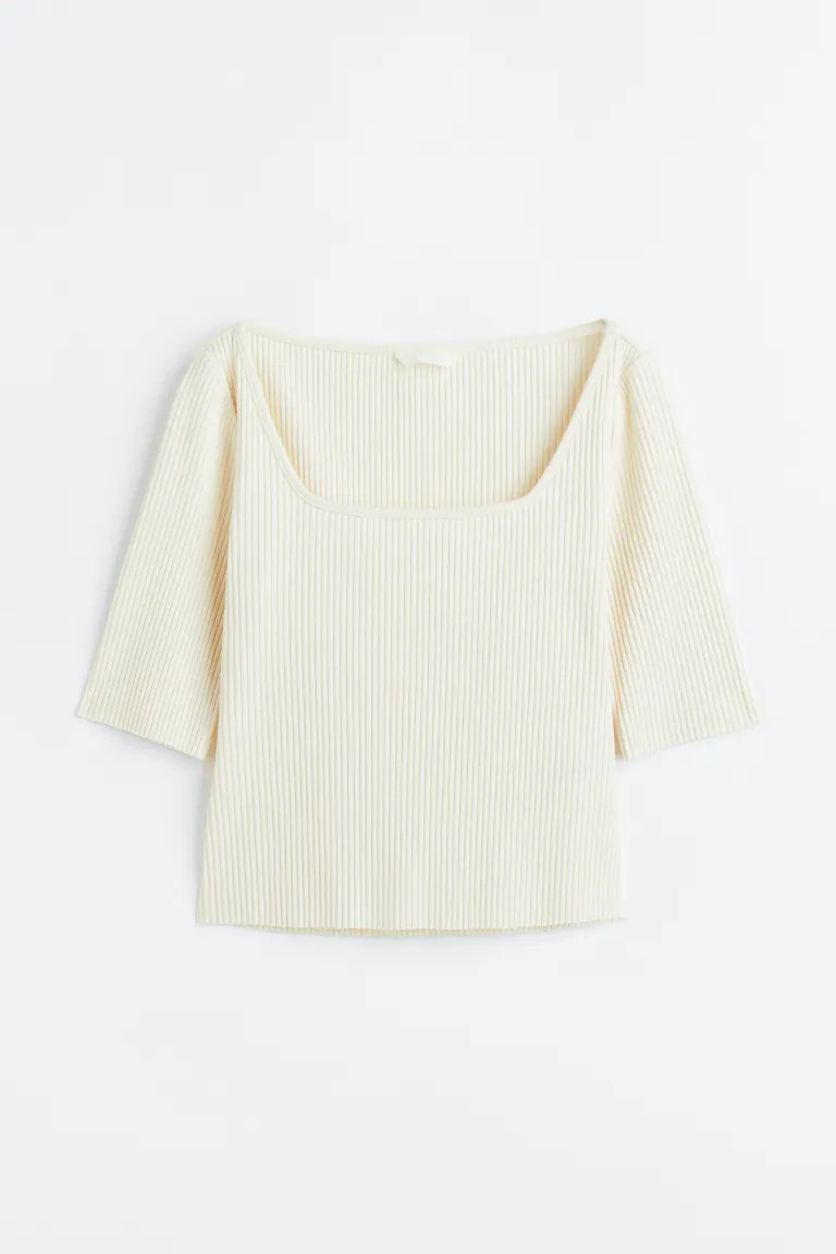 Top côtelé | H&M (FR, IT, ES, PT, BE)