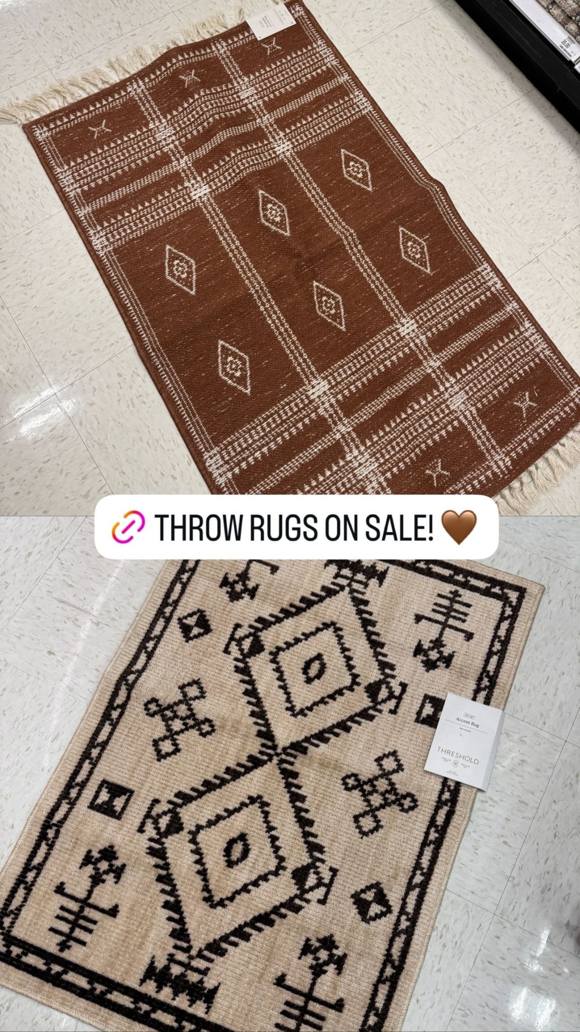 Throw rugs, small patterned throw rugs 

#LTKHome #LTKFindsUnder50 #LTKSaleAlert