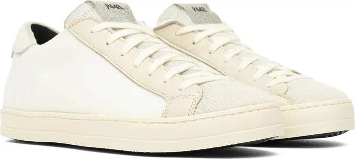 John Low Top Sneaker with Genuine Calf Hair Trim | Nordstrom Rack