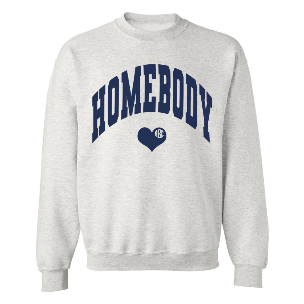 Monogrammed 'Homebody' Crewneck Sweatshirt | United Monograms