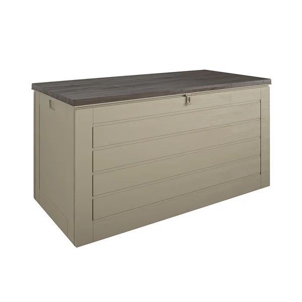 180 Gallon Water Resistant Plastic Lockable Deck Box | Wayfair North America