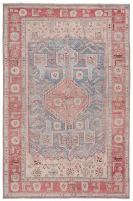 Jaipur Living Fiddler Rug in Pink/Blue | Bed Bath & Beyond | Bed Bath & Beyond