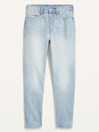 Extra High-Waisted Sky-Hi Button-Fly Americana-Graphic Non-Stretch Jeans for Women | Old Navy (US)