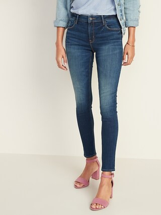Mid-Rise Rockstar Super Skinny Jeans for Women | Old Navy (US)