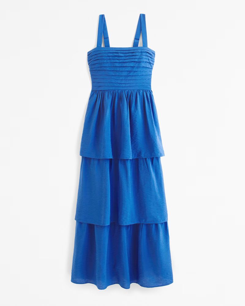 The A&F Emerson Tiered Maxi Dress | Abercrombie & Fitch (US)