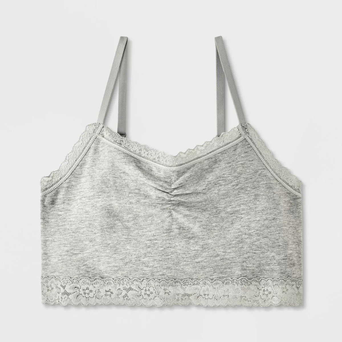 Girls' Lace Bralette - art class\u2122 Heathered Gray L | Target
