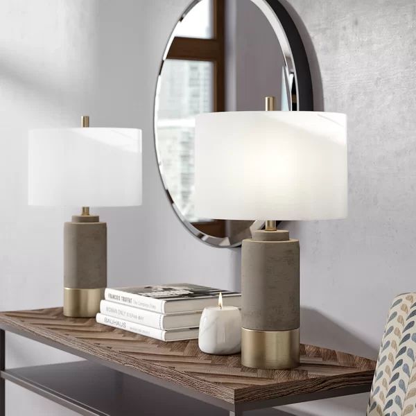 Choudhury Concrete Table Lamp (Set of 2) | Wayfair North America