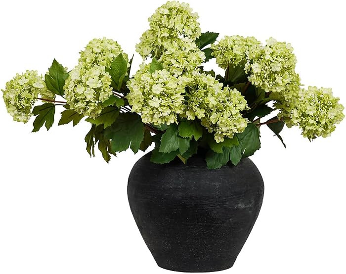 Melorca&Guilla Artificial Flowers for Decoration, 6Pcs 23inch Green Hydrangea Fake Flowers,Faux F... | Amazon (US)
