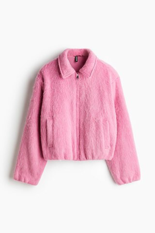H & M - Pilotenjacke aus Wollmix - Rosa - Damen | H&M (DE, AT, CH, NL, FI)