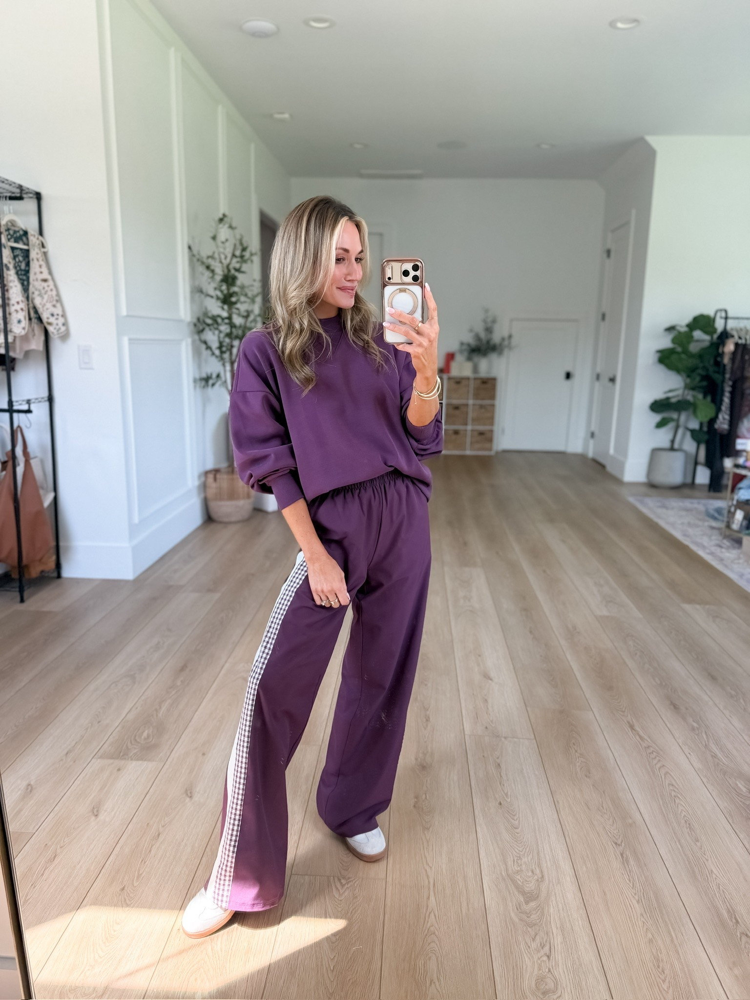 how stinking cute are these track pants with the side gingham stripe!?! 🤩

#LTKootd #LTKmomlife #LTKSeasonal