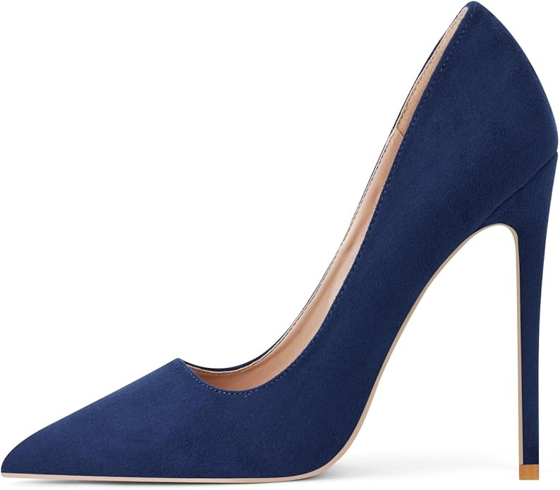 Elisabet Tang High Heels, Women Pumps Pointed Toe Stilettos 4.7 inch/12cm Sexy Heels Party Shoes | Amazon (US)