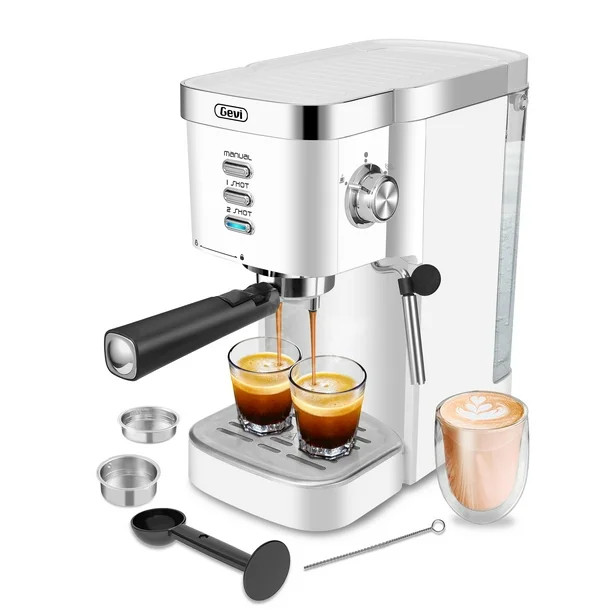 Gevi Espresso Machines 20 Bar Automatic Coffee Machine Cappuccino Coffee Maker with Milk Frother ... | Walmart (US)