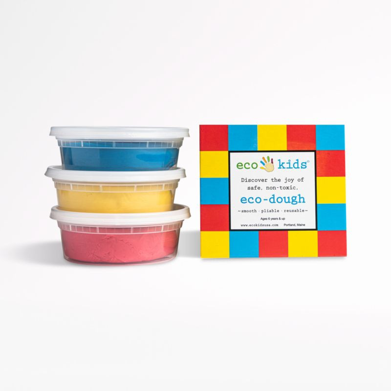 Eco-Kids Eco Dough, Set of 3 | Crate and Barrel | Crate & Barrel