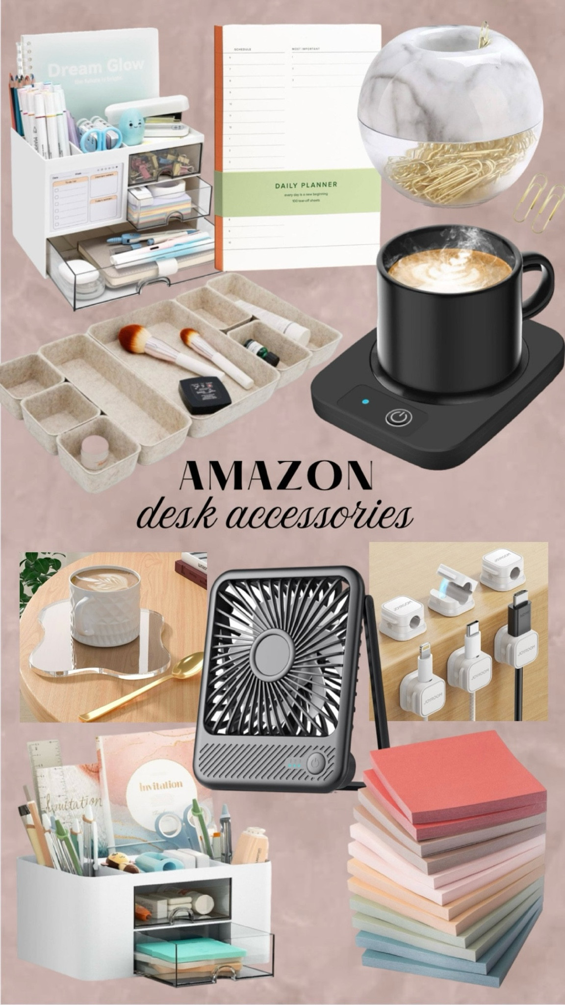 Desk accessories


Office gifts
Coworker gifts 
Desk organizer 
Office must haves 

#LTKSeasonal #LTKGiftGuide #LTKFindsUnder50