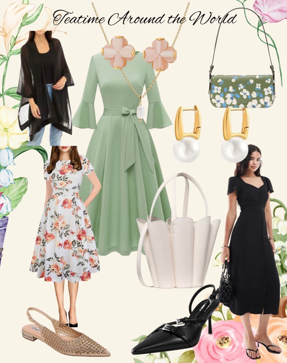 Afternoon tea - but make it intentional. These outfits are perfect for London, Paris, or anywhere you plan to sip tea and feel fancy doing it 🫖✨ #bridgertoninspired #travelfashion #teatimestyle 

#LTKgrwm #LTKTravel #LTKOver40