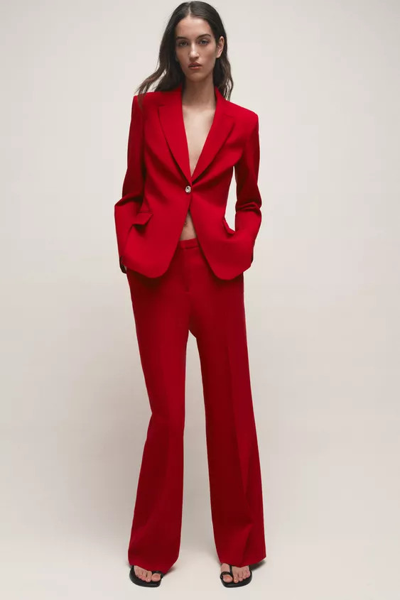 TAILORED SHOULDER PAD BLAZER | Zara US