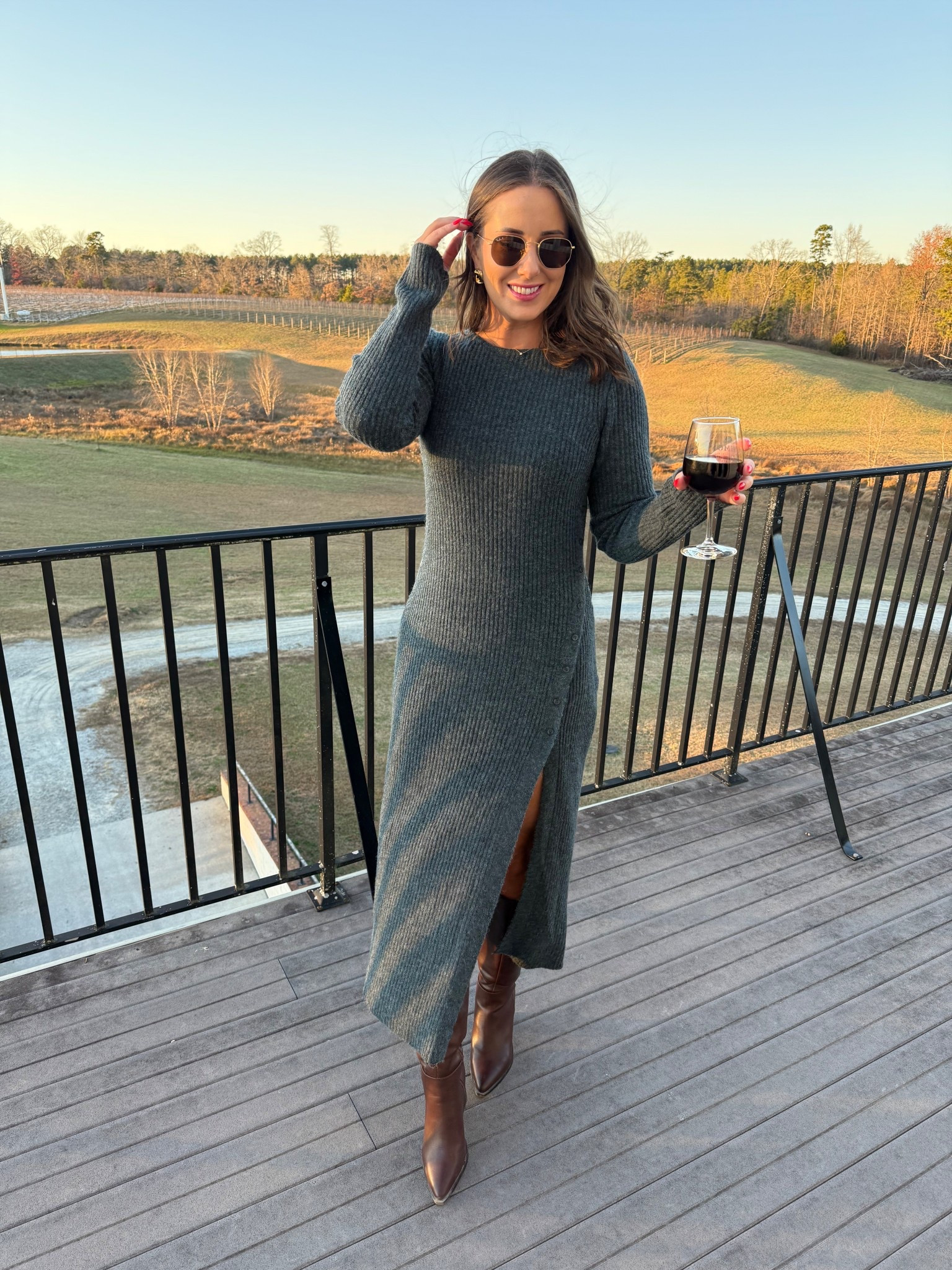 Winery hopping ✨ love this sweater dress - wearing a medium! 

#LTKSeasonal #LTKTall #LTKootd