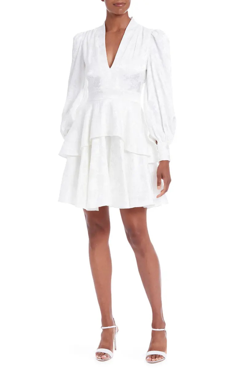 One33 Social Long Sleeve Tiered Hem Dress | Nordstrom | Nordstrom