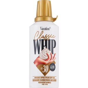 Vacation Classic Whip Glow SPF 30 Shimmer Sunscreen Mousse | CVS Health