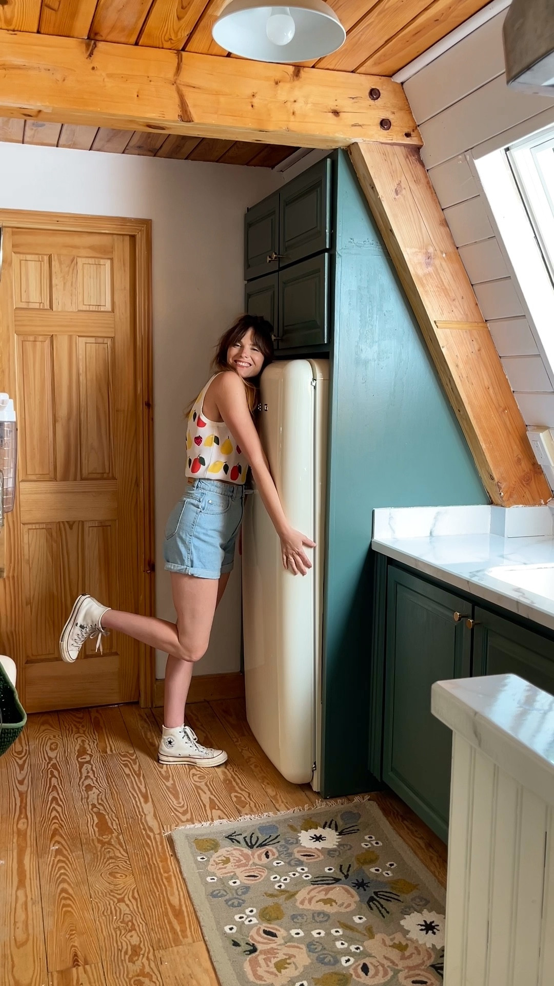 Never found appliances I’ve loved more in my life 🔥🥰  #smeg #smegqueen #interiordesign #aframecabin 

#LTKVideo #LTKhome