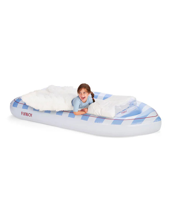 Classic Speed Boat Sleepover Kids Air Mattress | FUNBOY