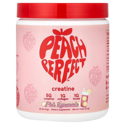 Peach Perfect, Creatine, Pink Lemonade, 9.6 oz (272 g) | iHerb