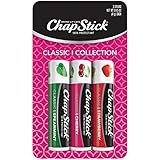ChapStick Classic Spearmint, Cherry and Strawberry Lip Balm Tubes Variety Pack - 0.15 Oz Each (Pa... | Amazon (US)