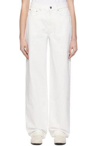 White Samur Jeans | SSENSE