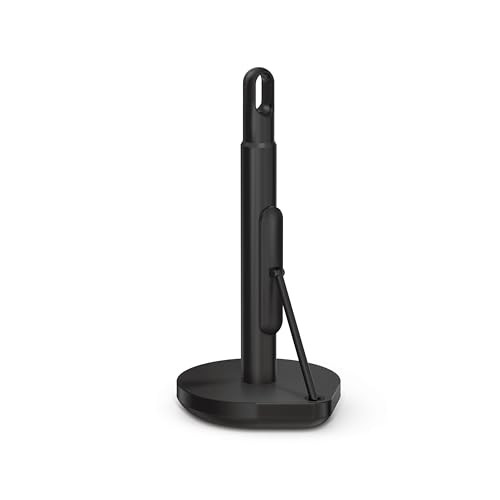 simplehuman Tension Arm Countertop Paper Towel Holder, Easy One-Handed Tear, Standing Weighted Ba... | Amazon (US)