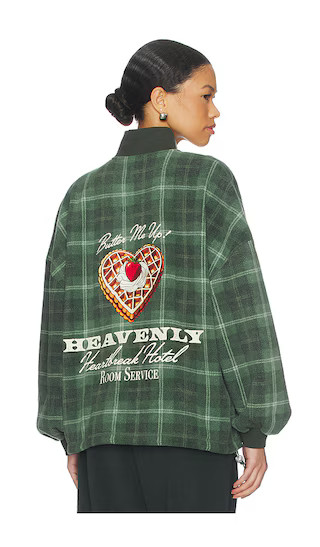Heavenly Room Service A1 Alex Pullover in Green Plaid | Revolve Clothing (Global)